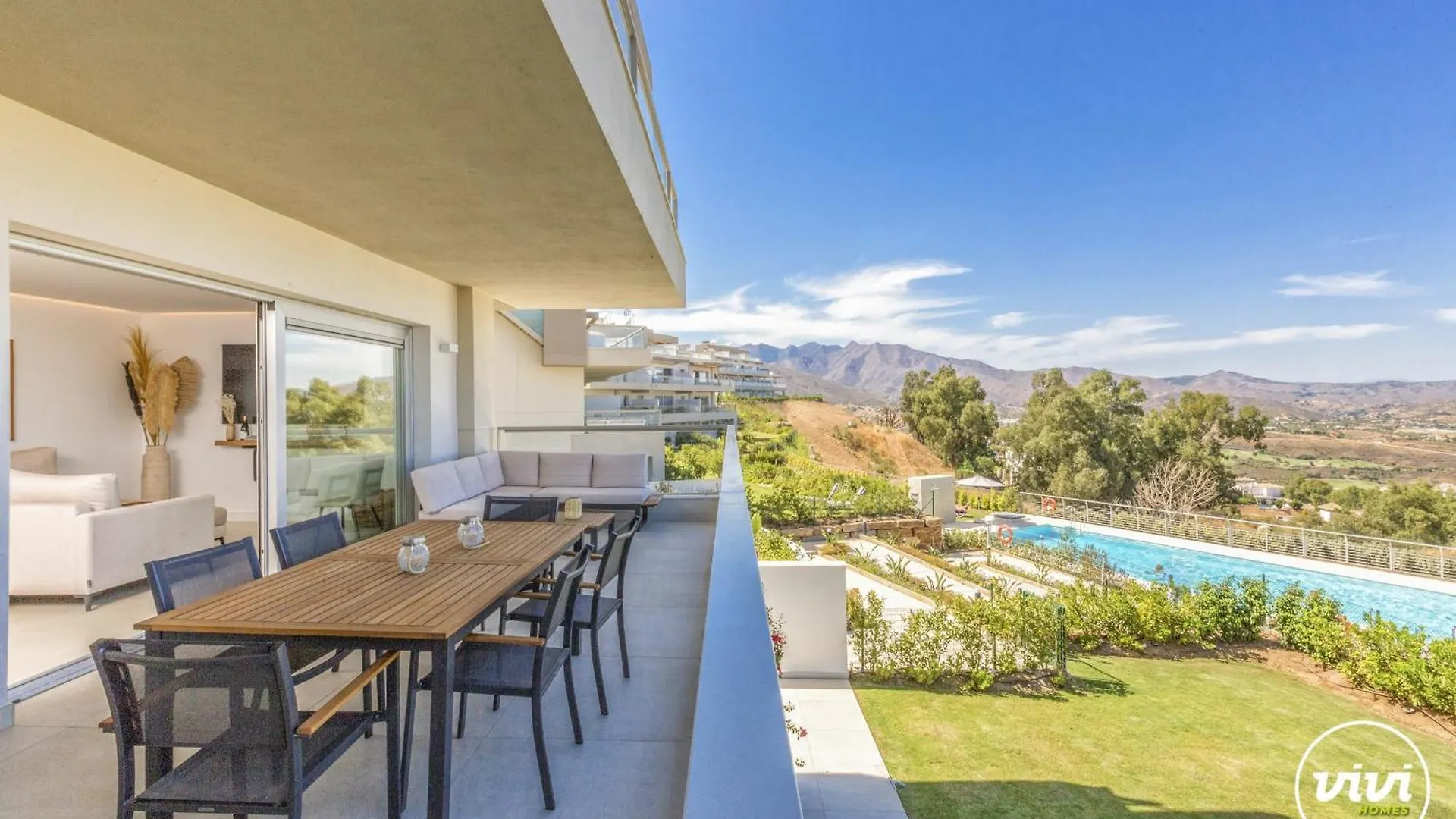 Apartment Vivi Homes - Lila Pool, Terrace, Garden & Golf La Cala De Mijas